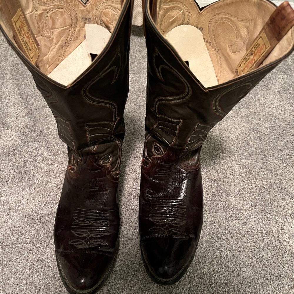 Larry Mahan Mens boots sz 10